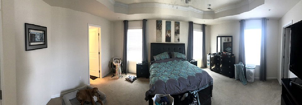 Sophisticated Glam Bedroom Interior Design- Before Photo