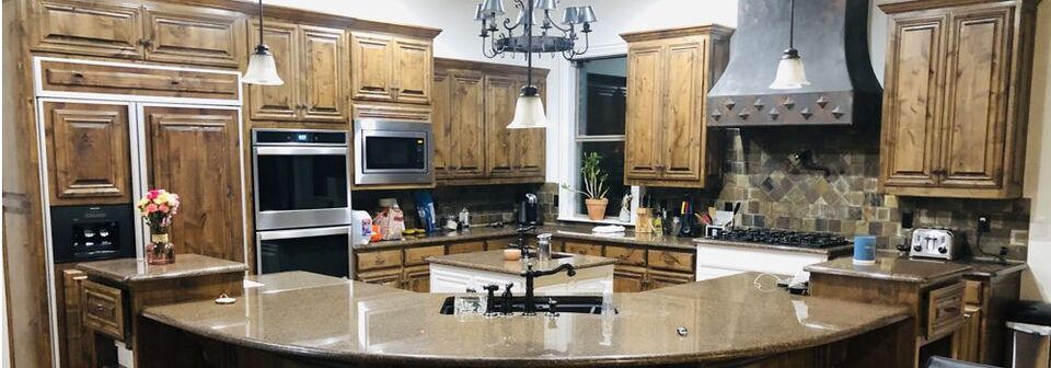Modern Two-Toned Kitchen Remodel- Before Photo