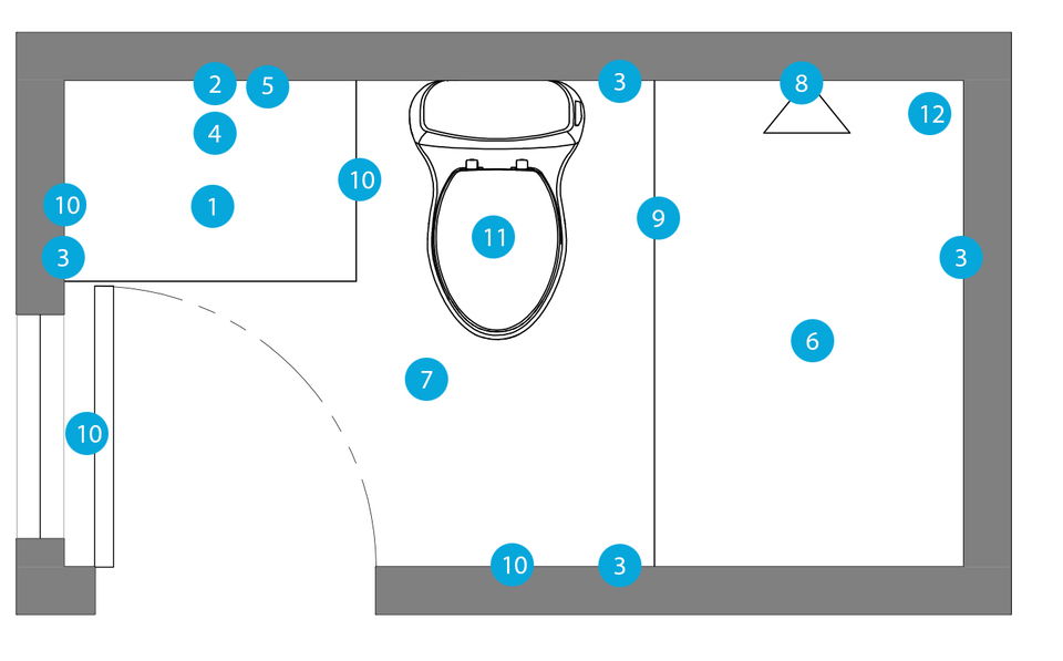 Online Designer Hallway/Entry Floorplan