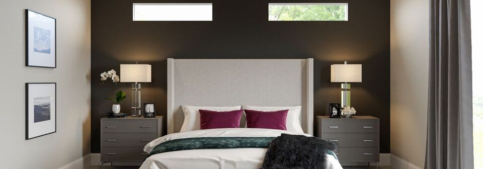 Contemporary Glam Bedroom Renovation- After Rendering