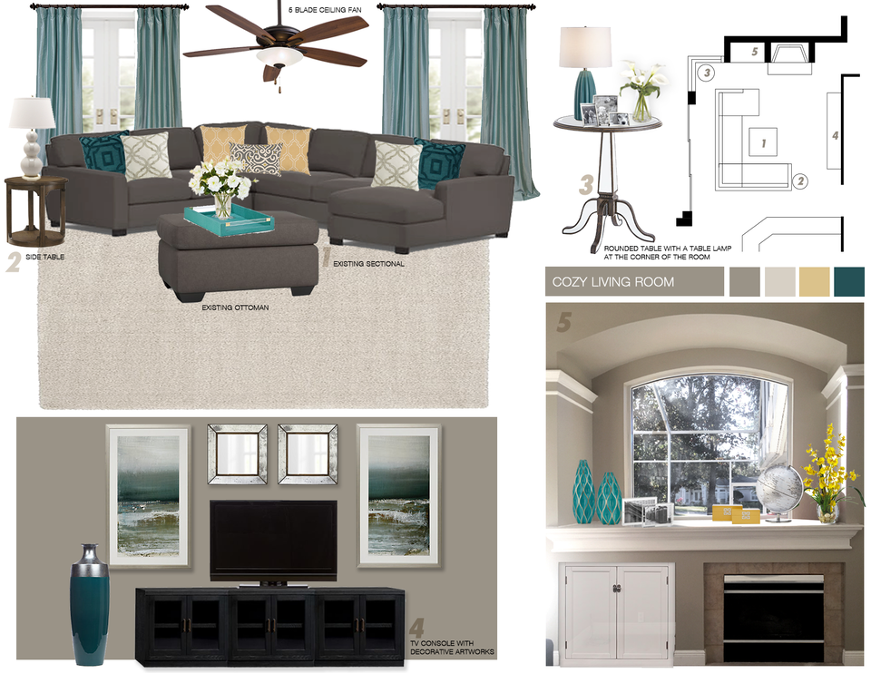 Modern Livingroom  Picharat A.  Moodboard 1 thumb