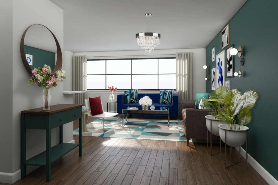 Online Designer Living Room 3D Model 2