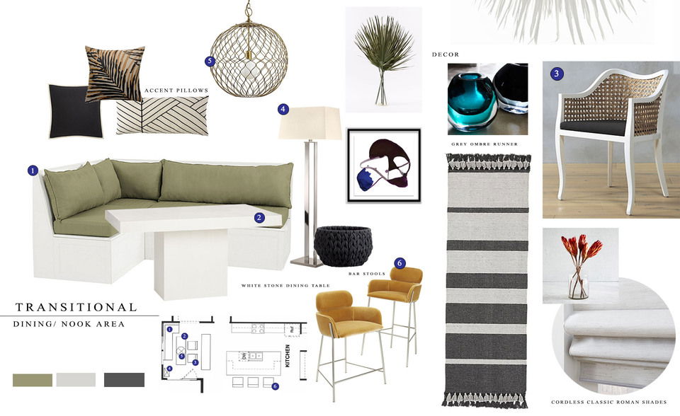 Diseño de Cocina y Comedor Contemporáneo Laura J. Moodboard 1 miniatura