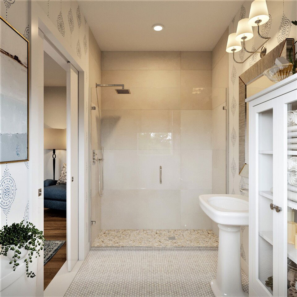 Online Designer Bathroom 3D Model 3