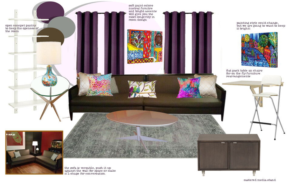 Cozy and Eclectic Dorm Room Design Michelle C Moodboard 3 thumb