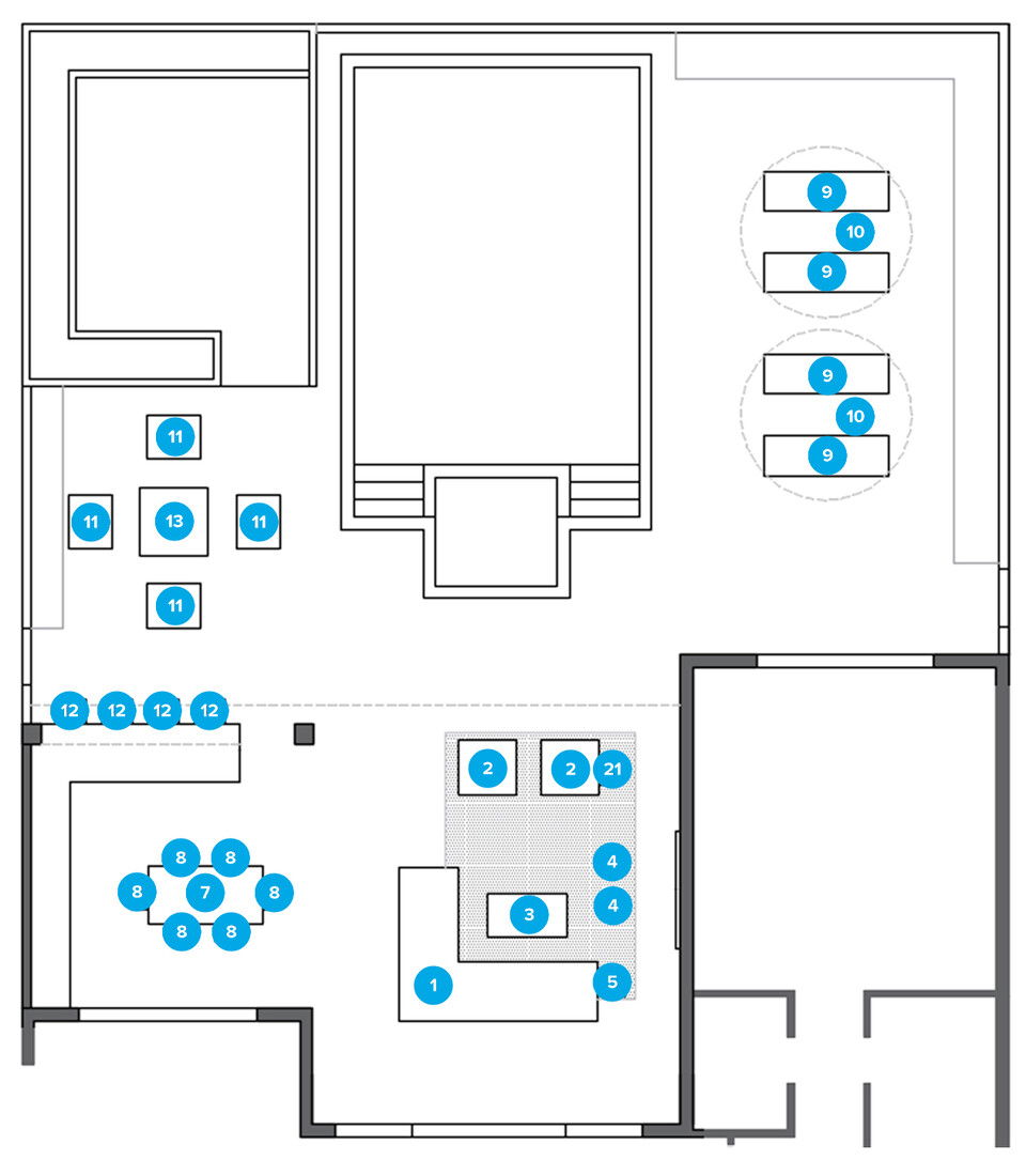 Online Designer Patio Floorplan