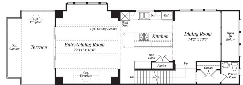 Modern Rustic Living Room Interior Design- Before Photo