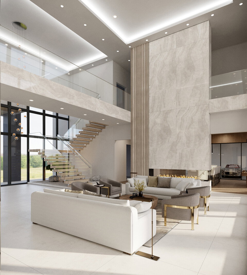 Luxury Residence Living Room Interior Design