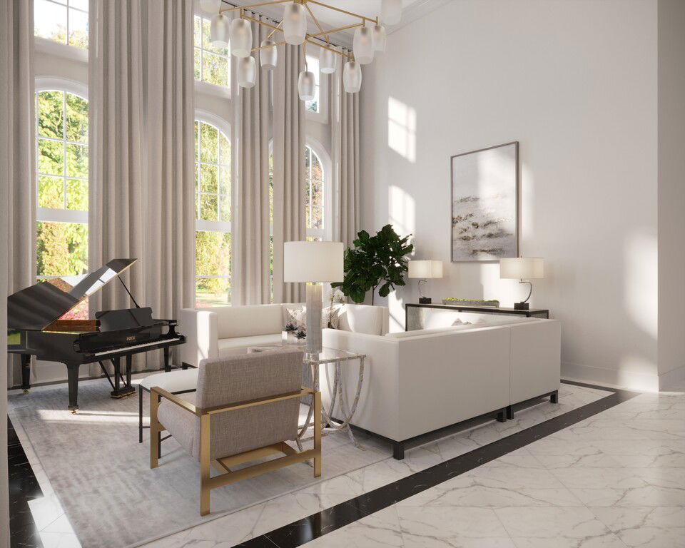 Online Designer Living Room 3D Model 4