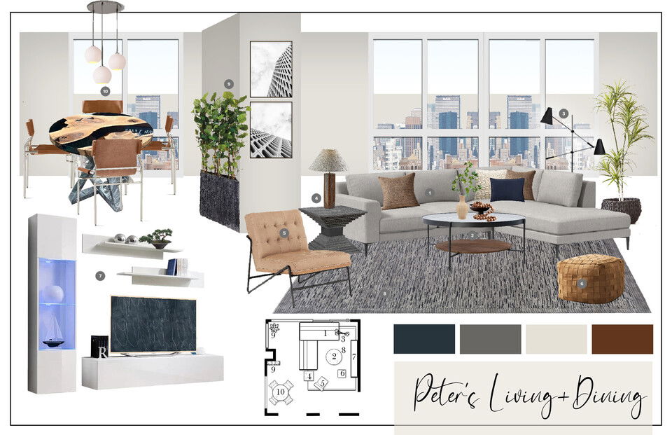 Amazing Modern Contemporary Condo Design Casey H. Moodboard 1 thumb