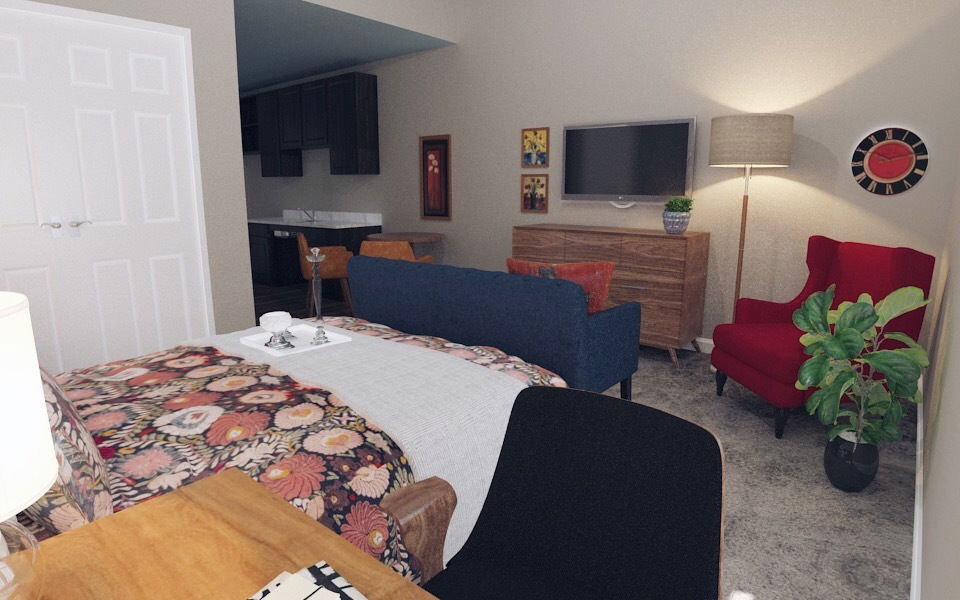 Modelo 3D del Estudio de Diseñador en Línea 1
