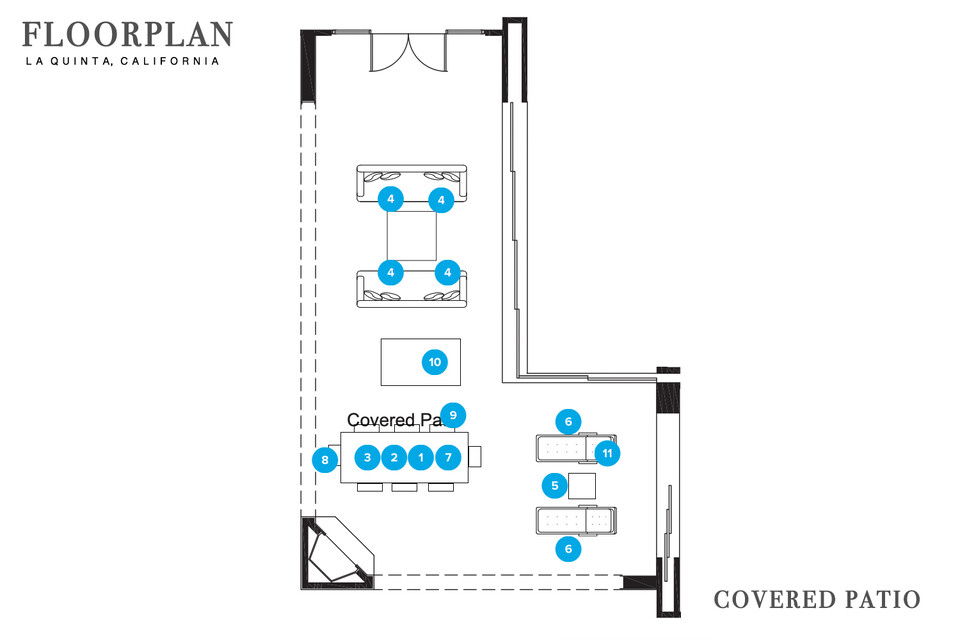 Online Designer Patio Floorplan