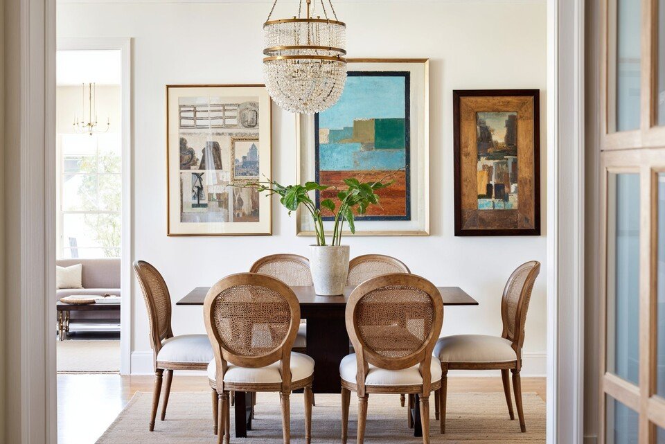 Eclectic Meets Elegant Dining Room Makeover