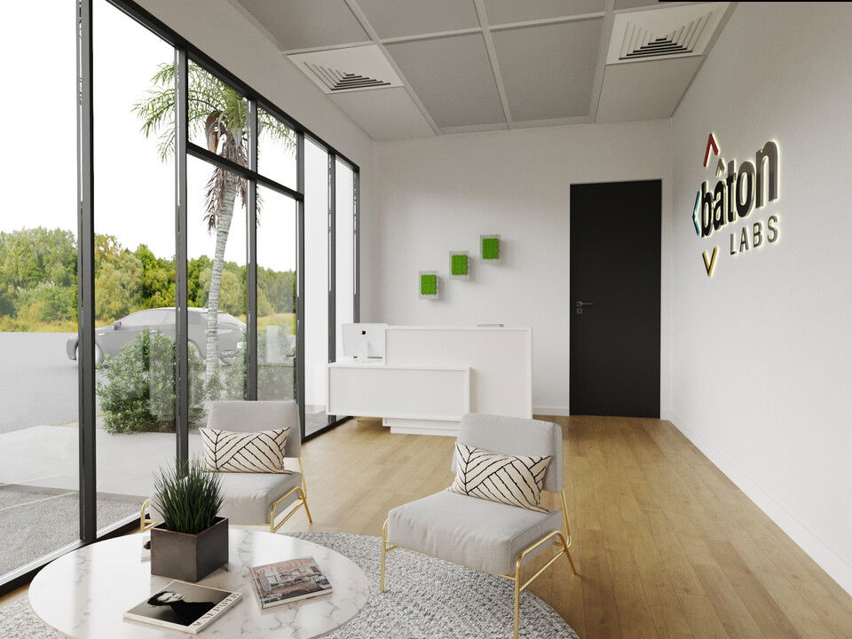 Bright Modern Open Space Office Interior Design