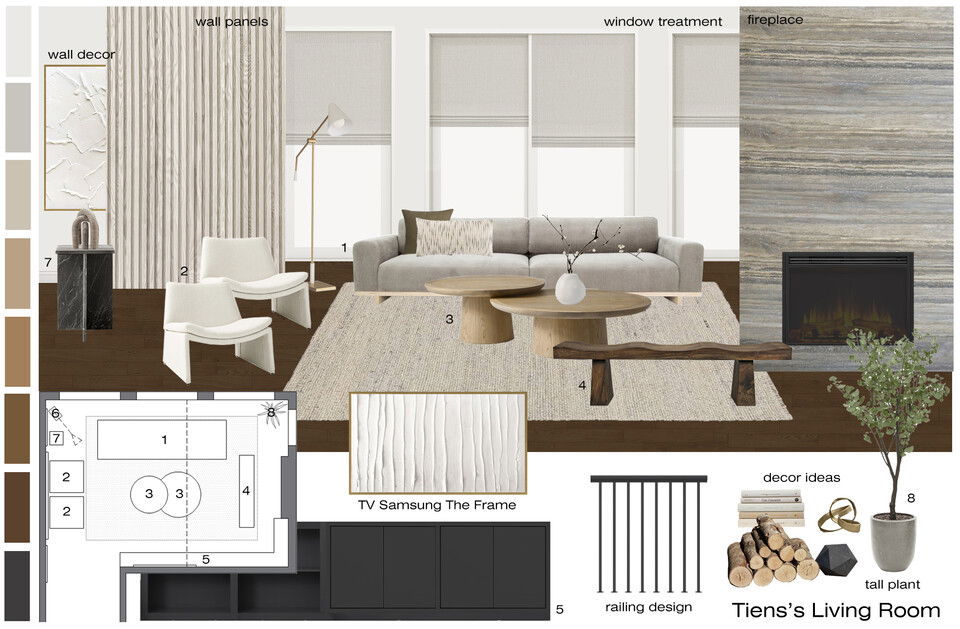 Moody, Organic Modern House Renovation Selma A. Moodboard 2 thumb