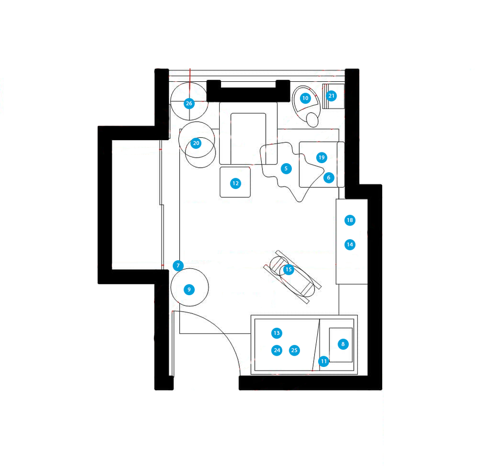 Online Designer Nursery Floorplan