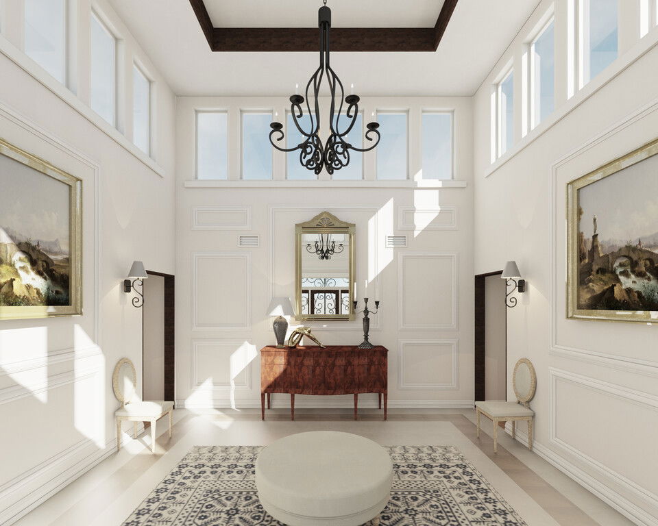 Traditional Interior Entrance Design