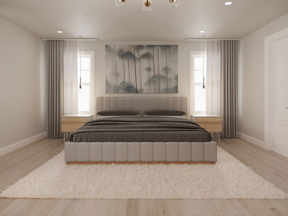 Online Designer Bedroom 3D Model 1