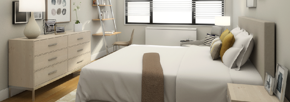 Simple to Modern Bedroom - After Rendering
