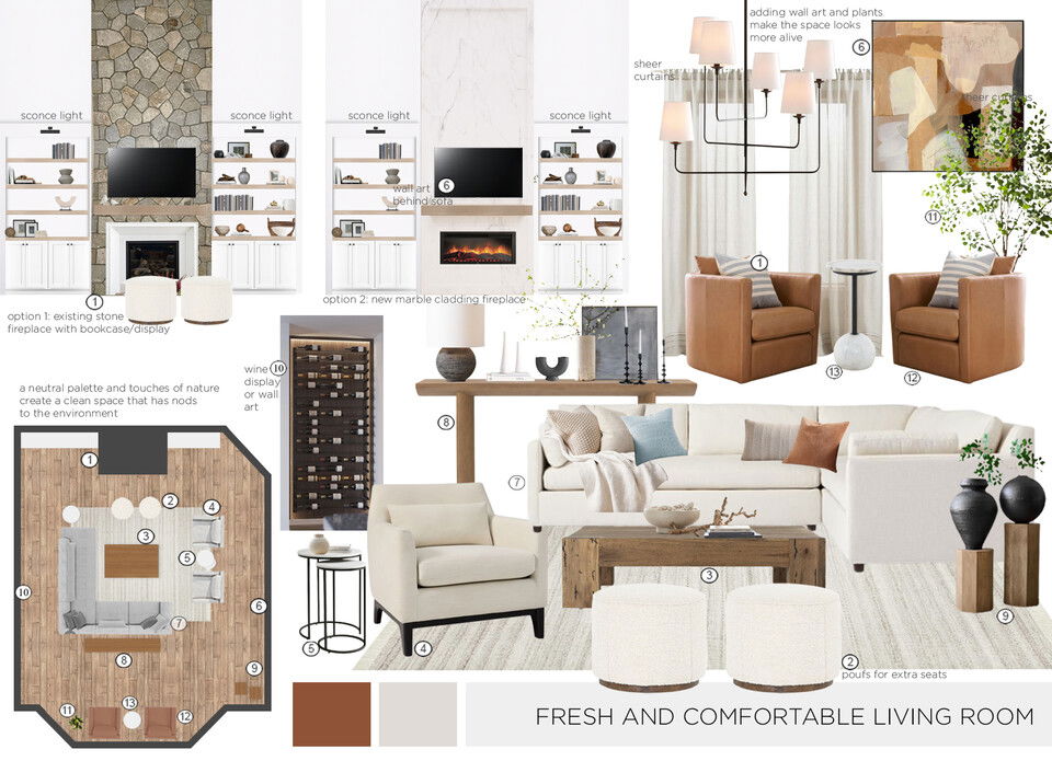 Modern, Fresh & Comfortable Home Design Maya M. Moodboard 2 thumb