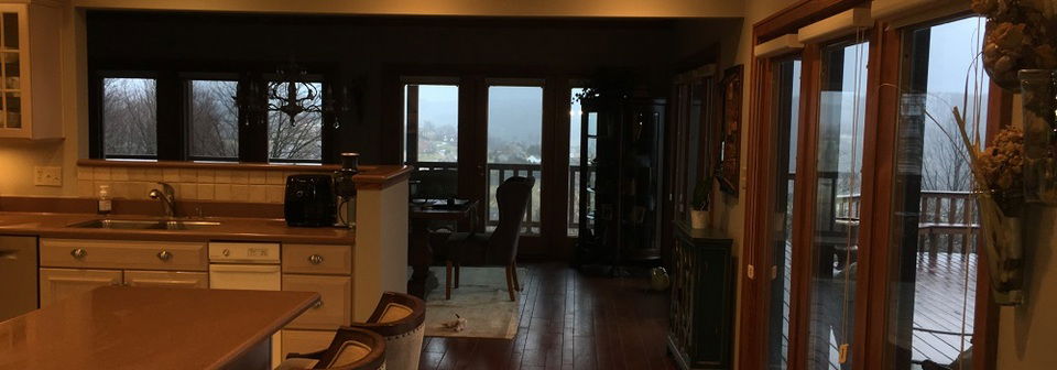 Neutral Transitional Kitchen & Dining Area- Before Photo