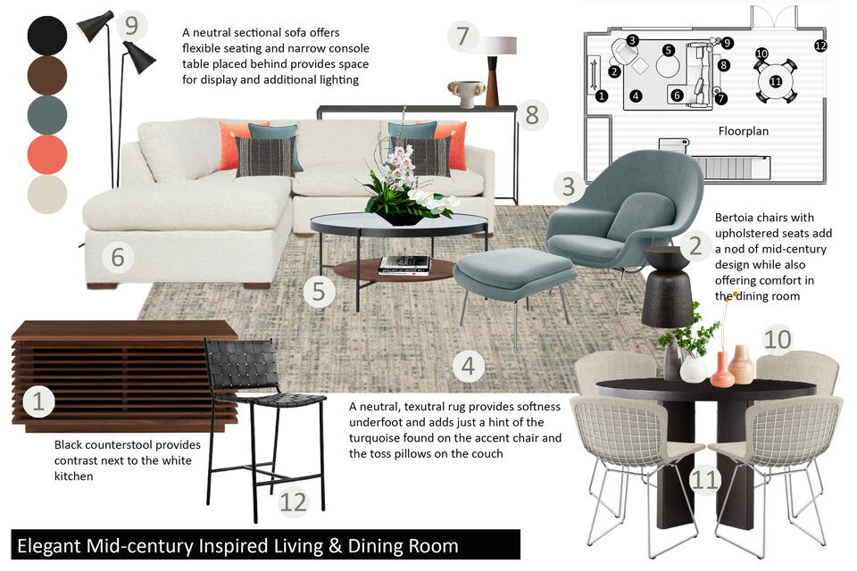 Elegant & Feminine Duplex Apartment Design Drew F. Moodboard 2 thumb