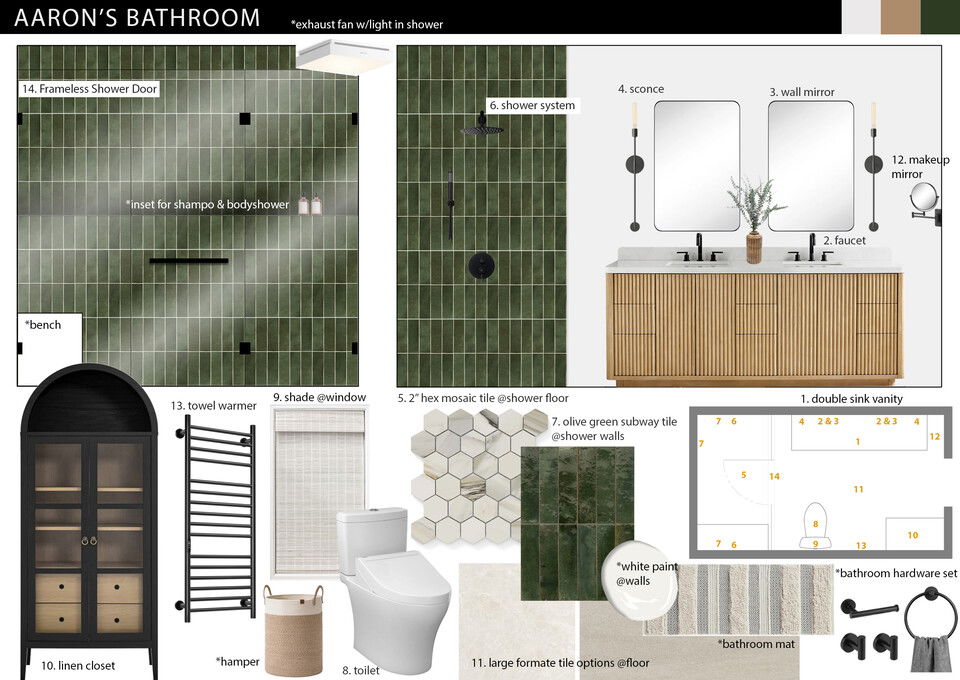 Modern Nature-Inspired Bathroom Renovation Jessica S. Moodboard 2 thumb