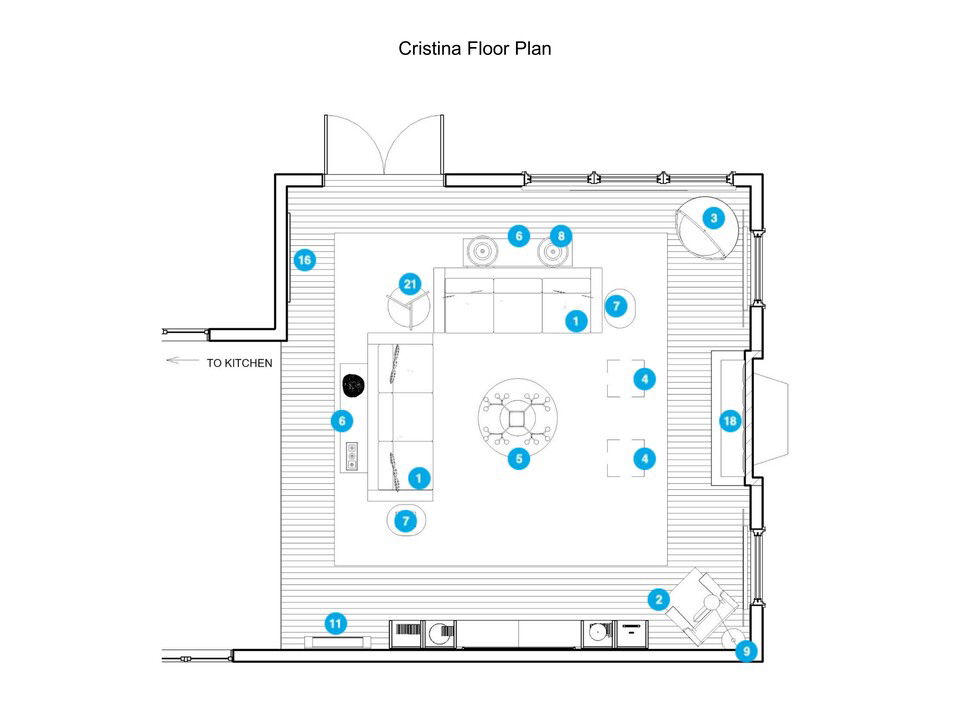 Online Designer Living Room Floorplan