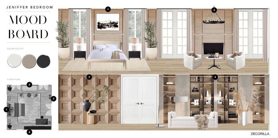 Transitional Neutral Master Bedroom Design Erika F. Moodboard 2 thumb