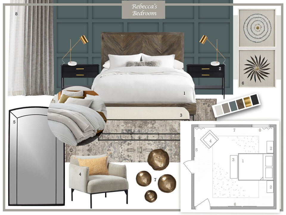 Comfy Eclectic Home Design Dragana V. Moodboard 1 thumb