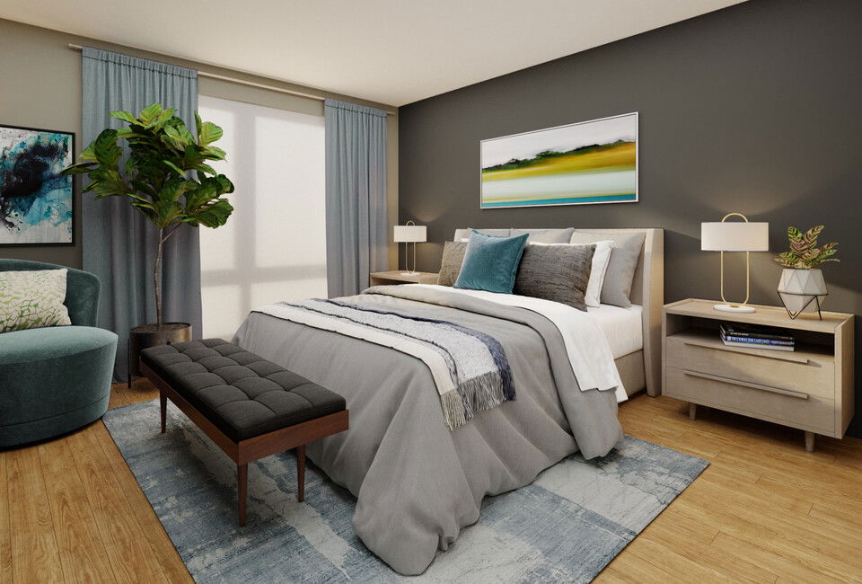 Online Designer Bedroom 3D Model 3