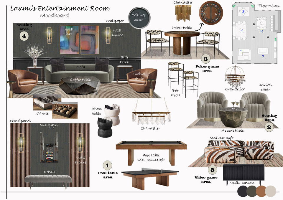 Coolest Entertainment Room Renovation Liana S. Moodboard 1 thumb