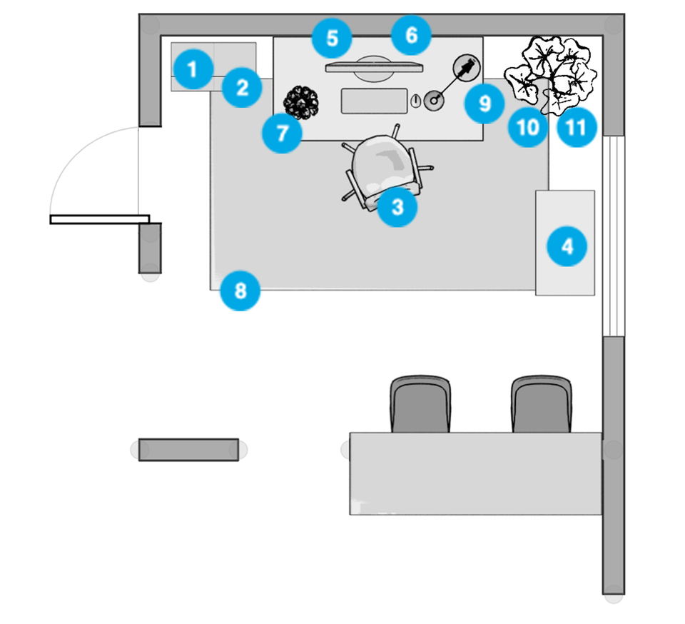 Online Designer Bedroom Floorplan