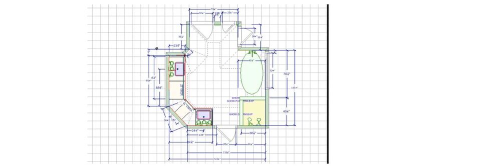 Remodelación Clásica y Atemporal del Baño Principal - Foto del Antes