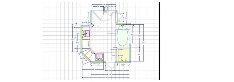 Classic Timeless Master Bathroom Remodel- Before Photo