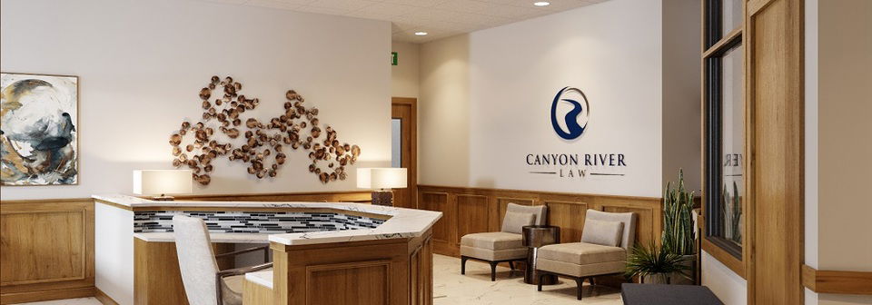 Classy Contemporary Law Firm Reception Design- After Rendering