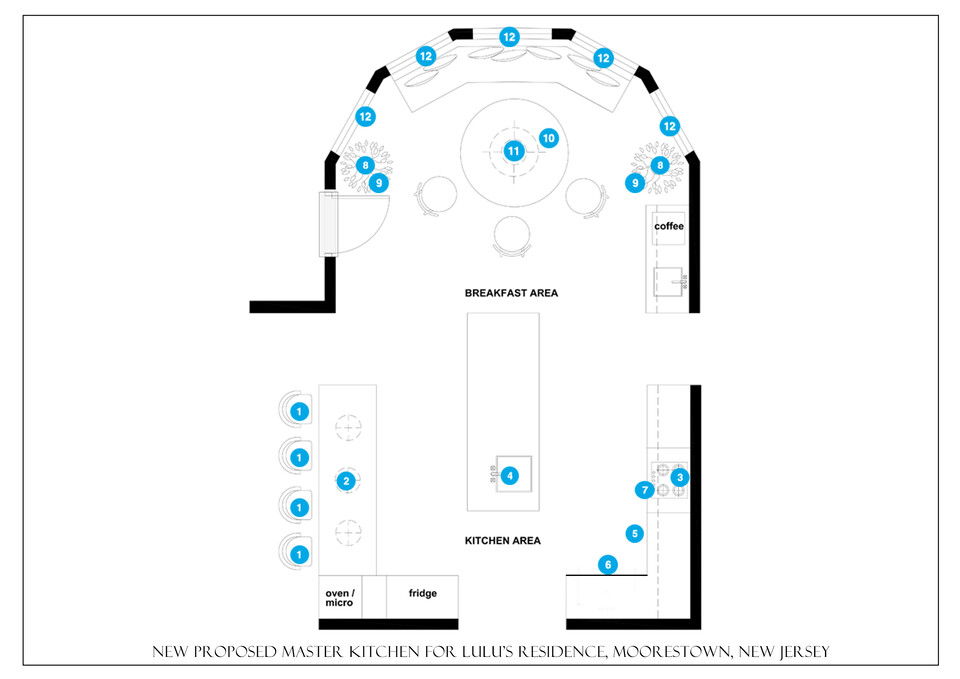 Online Designer Kitchen Floorplan