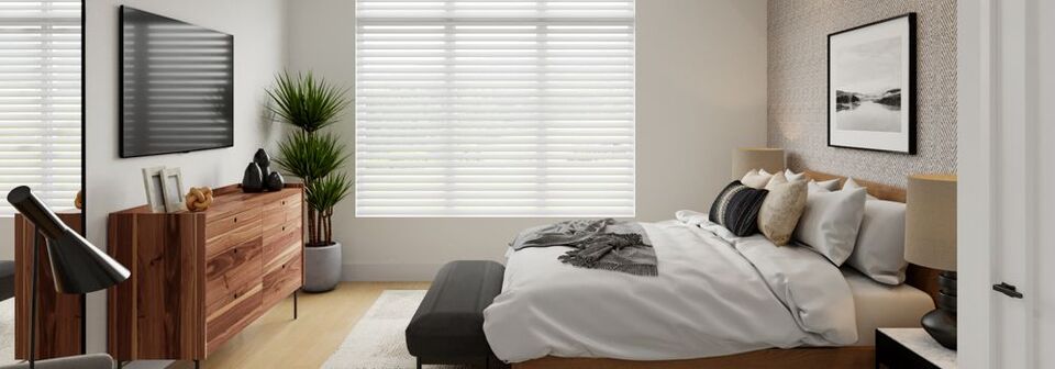 Contemporary Masculine Master Bedroom- After Rendering
