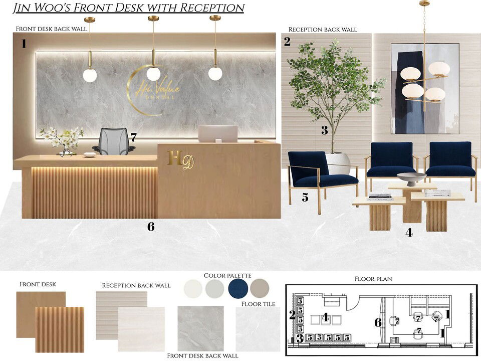 Luxury Dental Office with Spa Aesthetic Kamila A. Moodboard 2 thumb