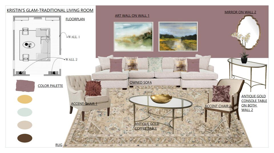 Vaulted Ceiling Rustic Living Room Design Samantha W. Moodboard 1 thumb