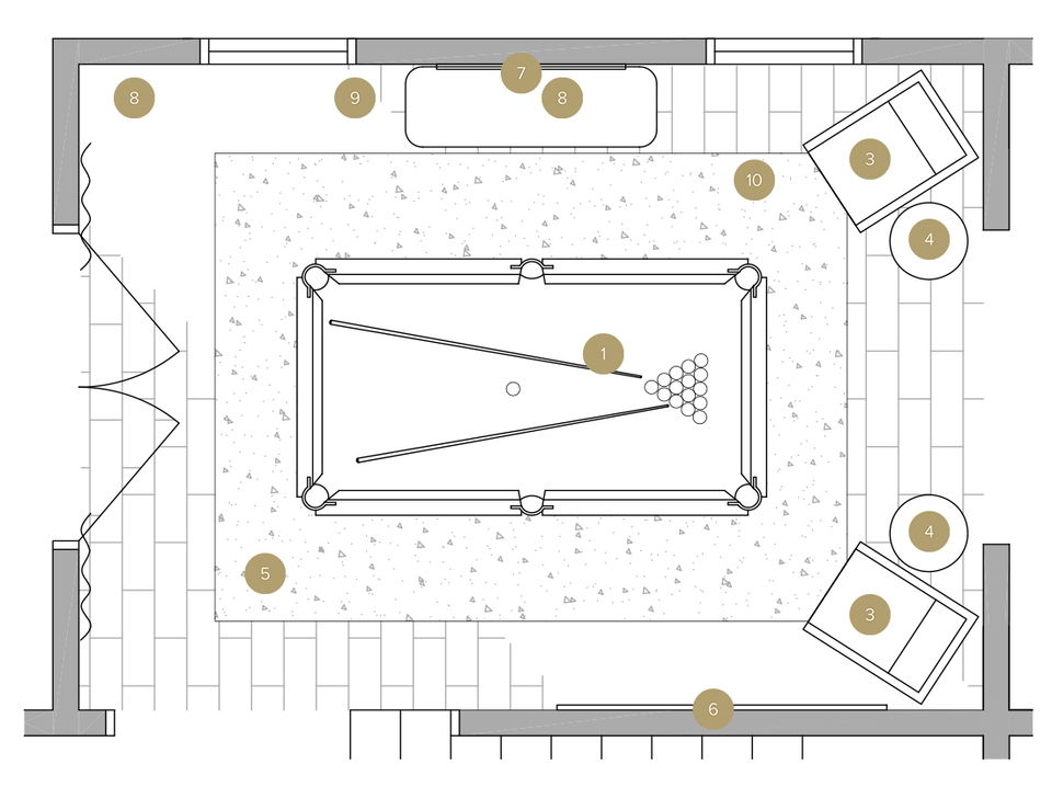 Online Designer Dining Room Floorplan