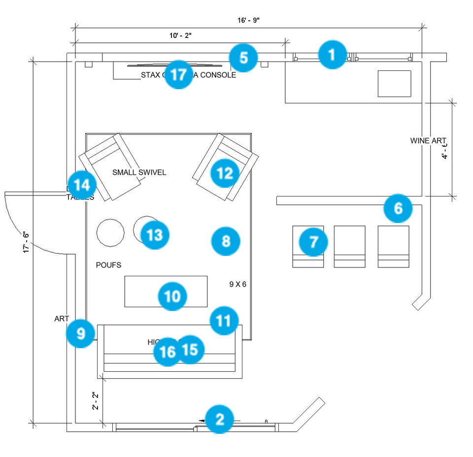 Online Designer Dining Room Floorplan