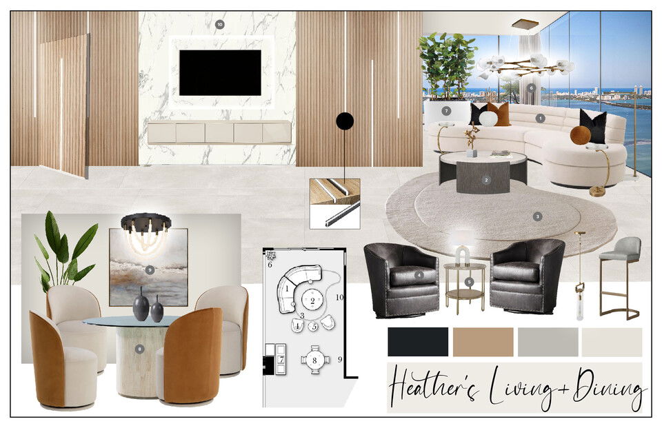Miami Luxurious Modern Condo Transformation Casey H. Moodboard 1 thumb