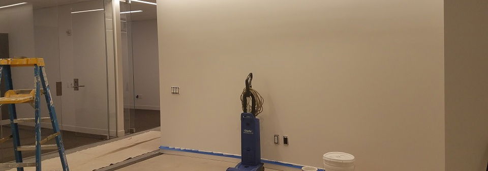 High End Financial Office Reception- Before Photo