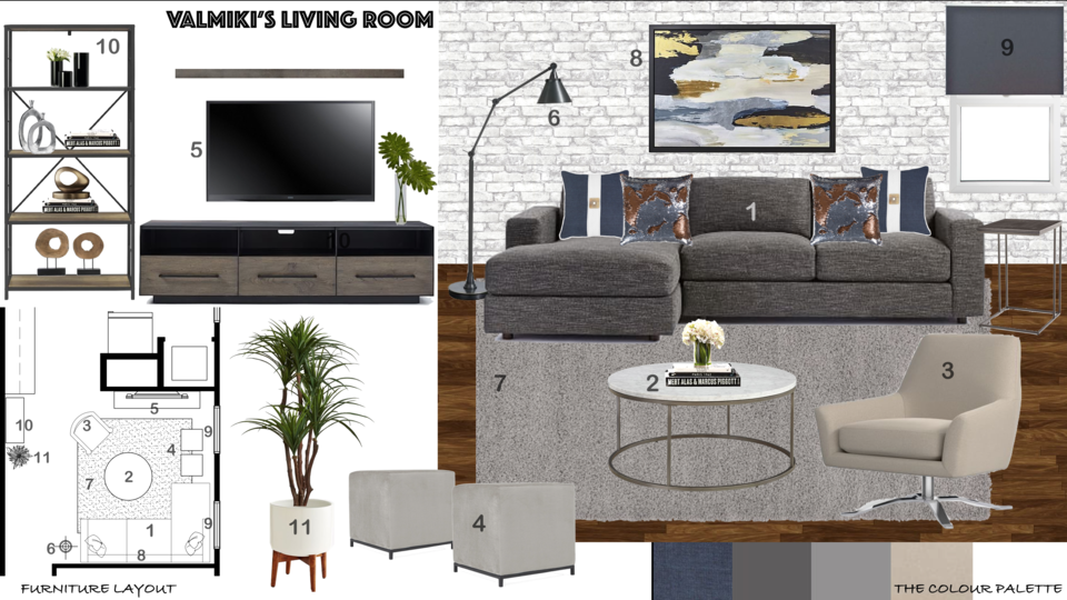 Small Apartment Design Nor Aina M. Moodboard 2 thumb