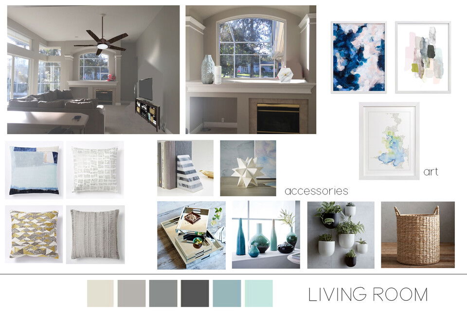 Modern Livingroom  Sarah B. Moodboard 2 thumb