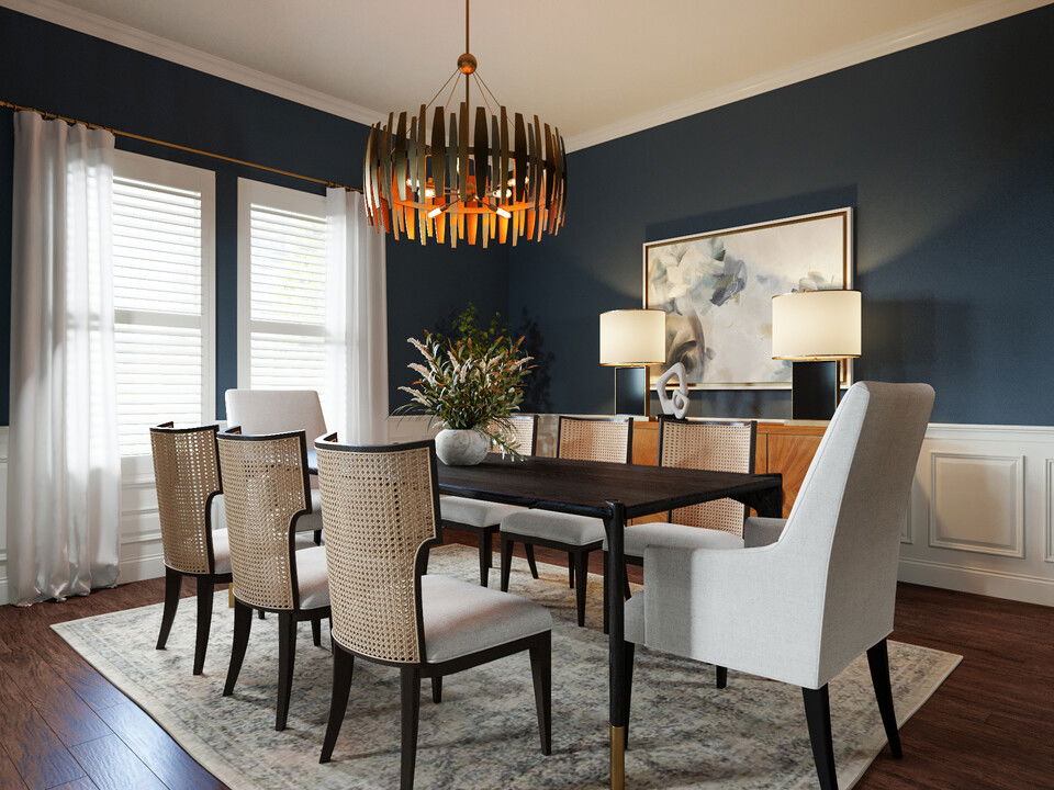 Transitional Stylish Dining Room