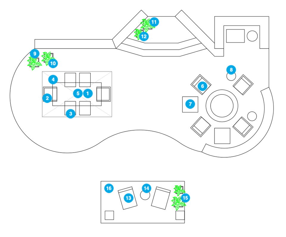 Online Designer Patio Floorplan