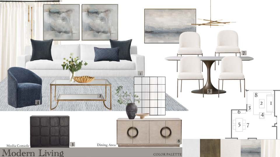 Sophisticated Modern Bayfront Condo Remodel Shameika B. Moodboard 1 thumb