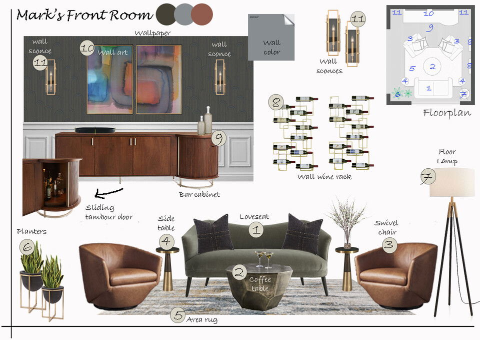 Online Designer Living Room Interior Design Ideas